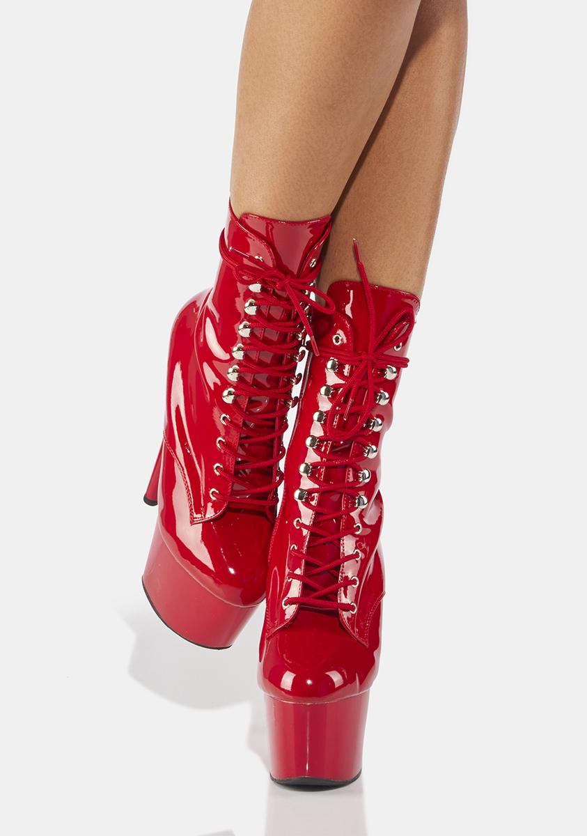 Red Adore-1020 Stiletto Boots
