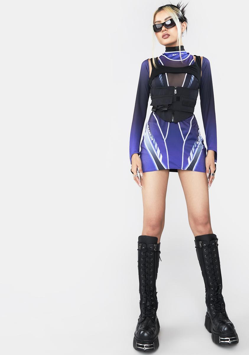 Namilia Corset Dress With Detachable Sleeves Dolls Kill