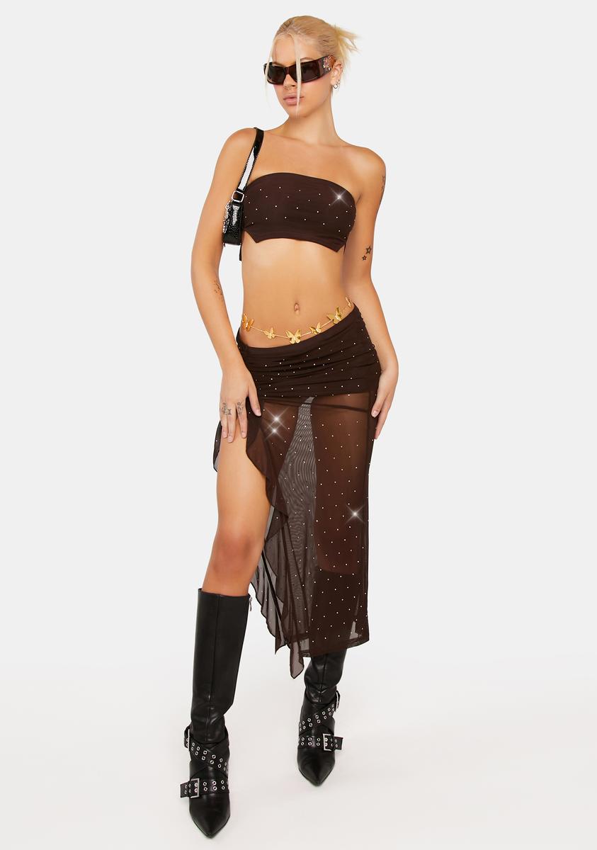 Mocha Sway With Me Skirt Set,Specials : American Fashion Style Bags On Sale