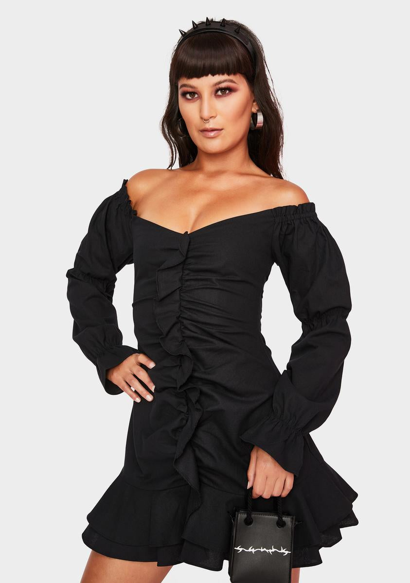 Runaway the Label Lottie Ruffle Mini Dress – Dolls Kill