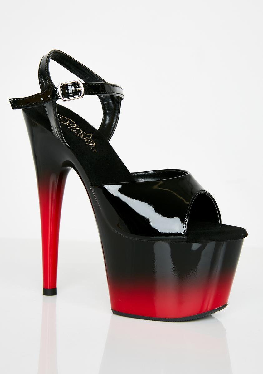 Pleaser Kat Stacks Adore Platform Heels – Dolls Kill
