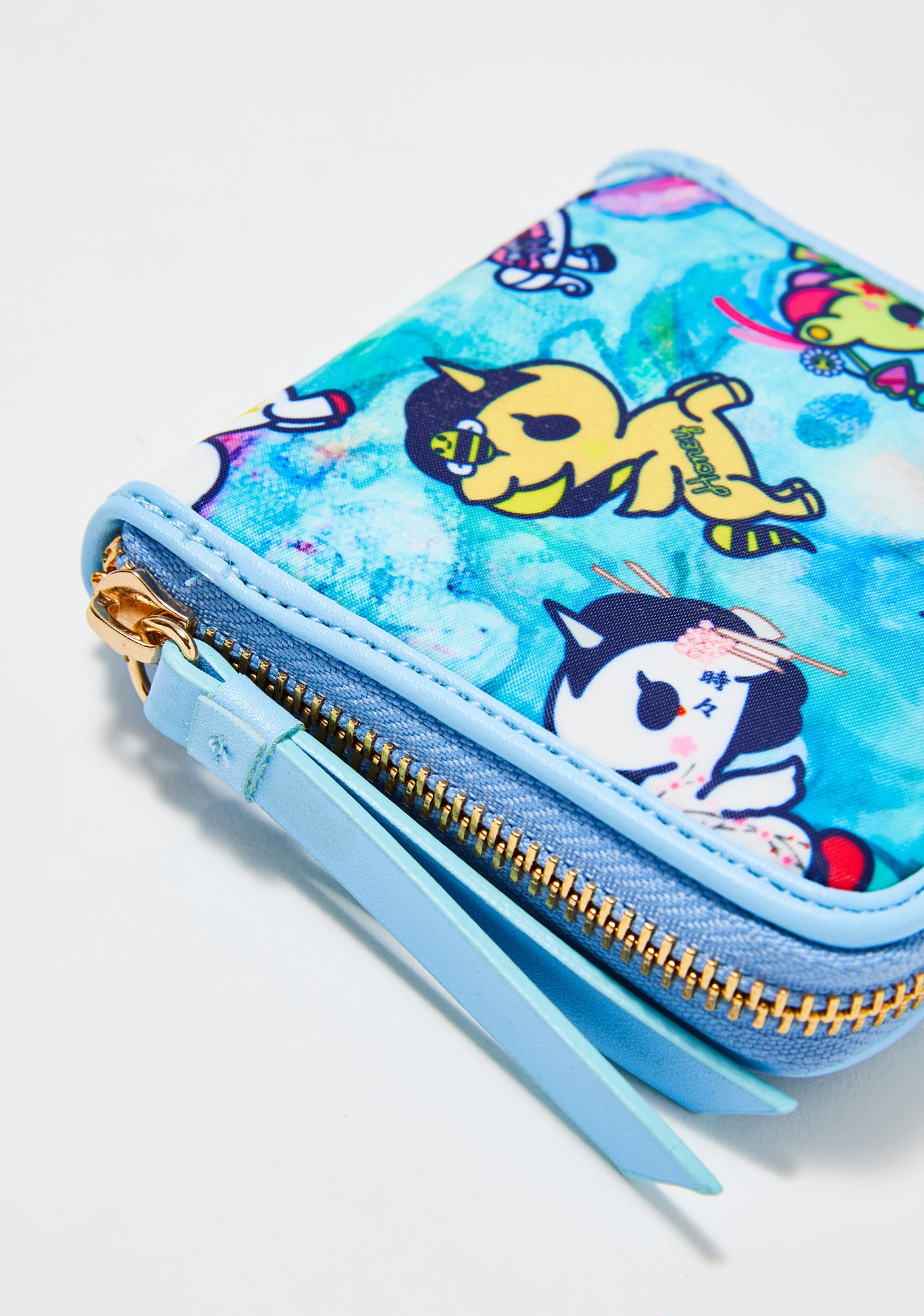 Watercolor Paradise Zip Around Wallet Dolls Kill