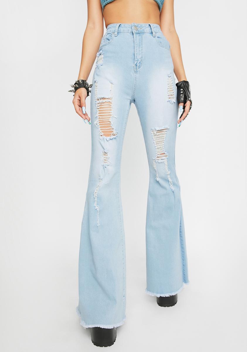 Full Of Potential Flare Jeans,Specials : American Fashion Style Bags On Sale