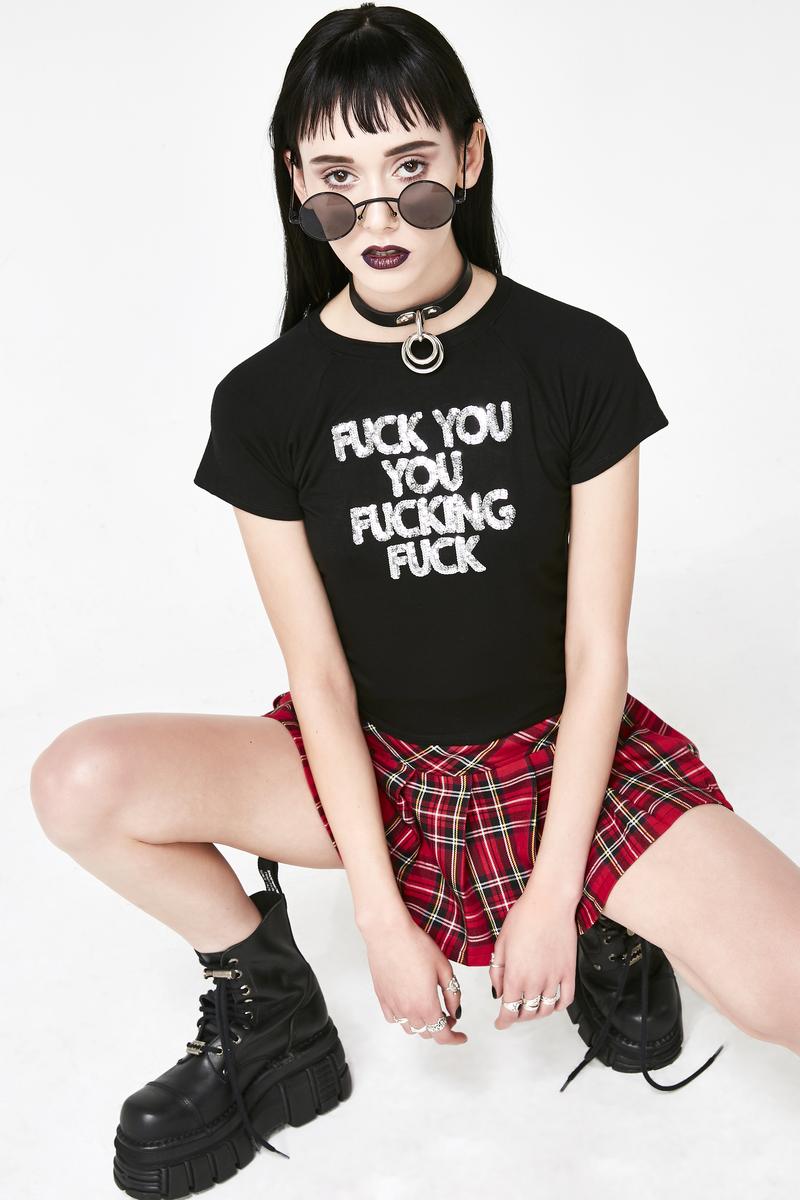 FU Cropped Tee O Mighty,New Products : American Fashion Style Bags On Sale FU Cropped Tee O Mighty,New Products : American Fashion Style Bags On Sale