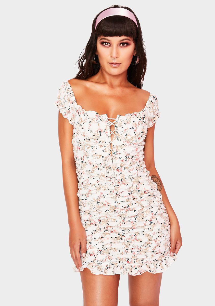 Budding Feelings Floral Dress,All Products : American Fashion Style Bags On Sale
