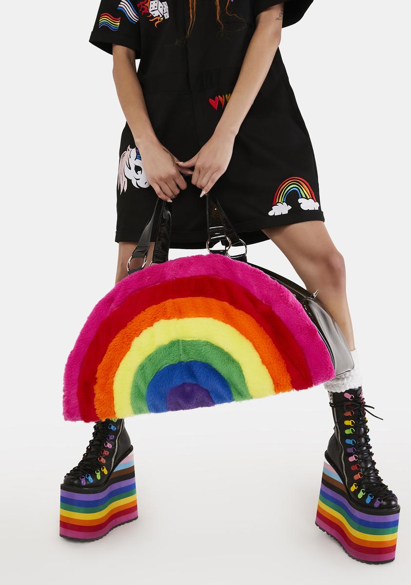 Club Exx Radio Bluetooth Speaker Crossbody Bag - Rainbow – Dolls Kill