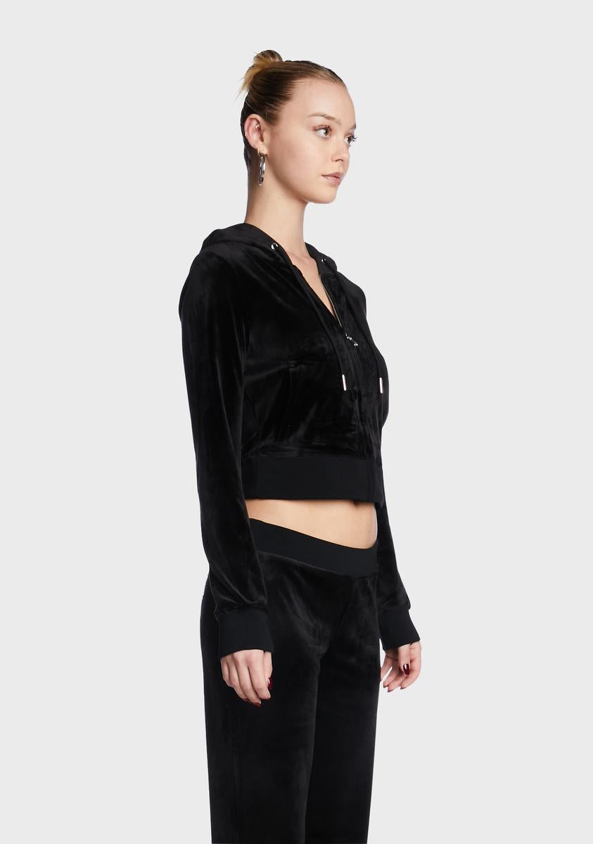 JUICY COUTURE 黒パイル地　セットアップ JUICY COUTURE 黒パイル地 セットアップ NEW - JUICY by Juicy