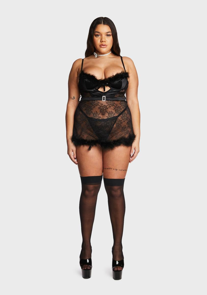 Plus Starlit Dreams Lingerie Set,New Products : American Fashion Style Bags On Sale