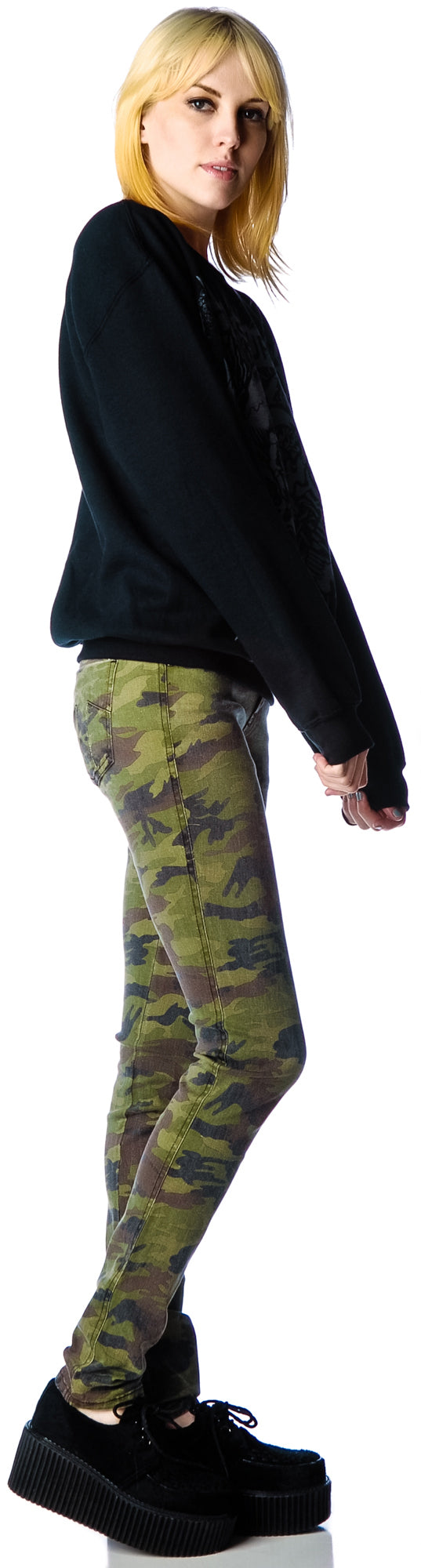 Camo Skinny Jeans – Dolls Kill