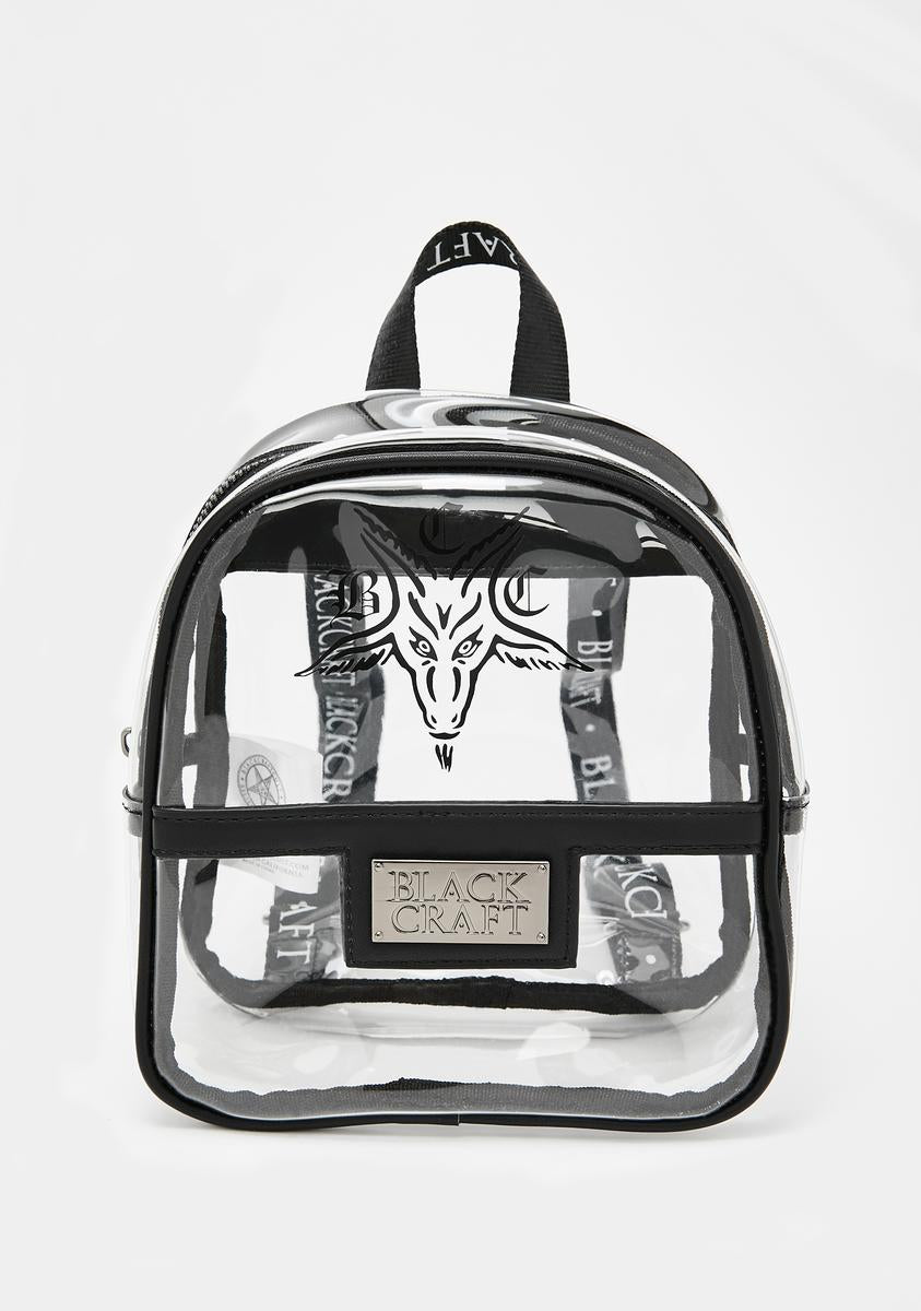 Blackcraft Clear Mini Festival Backpack – Dolls Kill