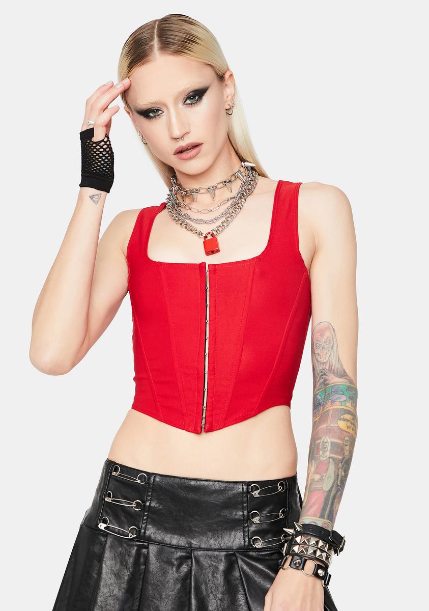 Cherry Down For It Corset Top,Specials : American Fashion Style Bags On Sale Cherry Down For It Corset Top,Specials : American Fashion Style Bags On Sale