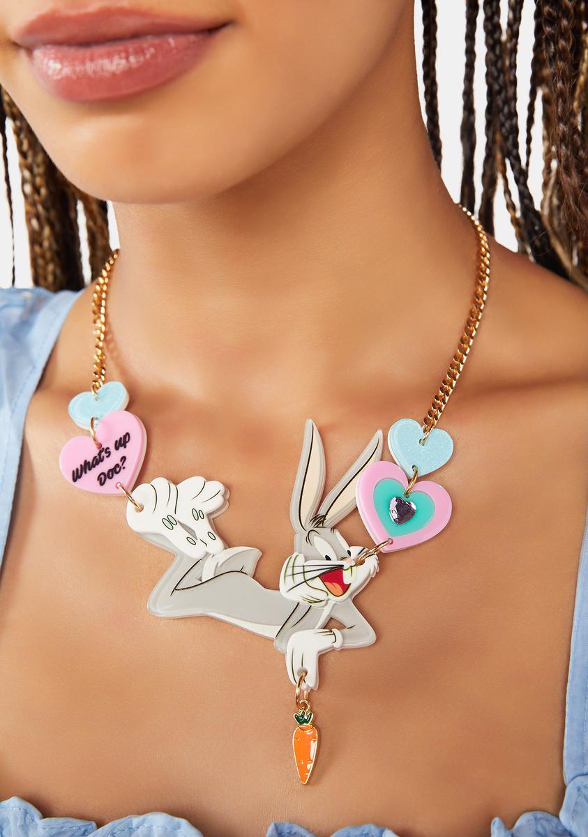 Carrots And Laughs Necklace Irregular Choice,Specials : American Fashion Style Bags On Sale