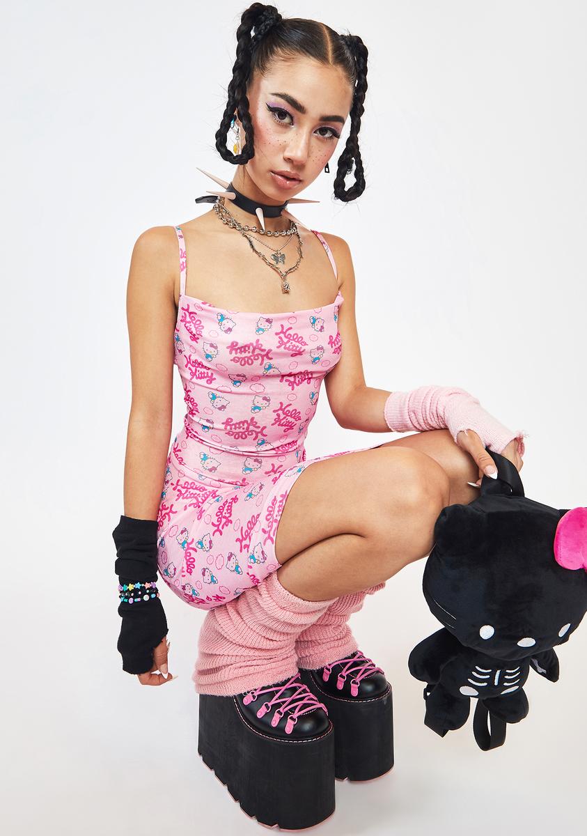 hello kitty mini dress Hello Kitty Manga Evil Tee Dress
