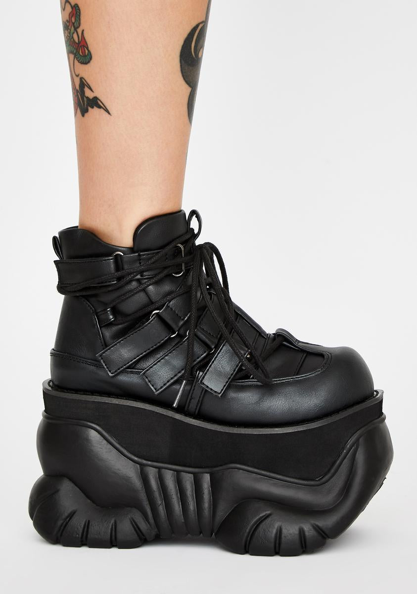 Demonia Psytrix Platform Boots – Dolls Kill
