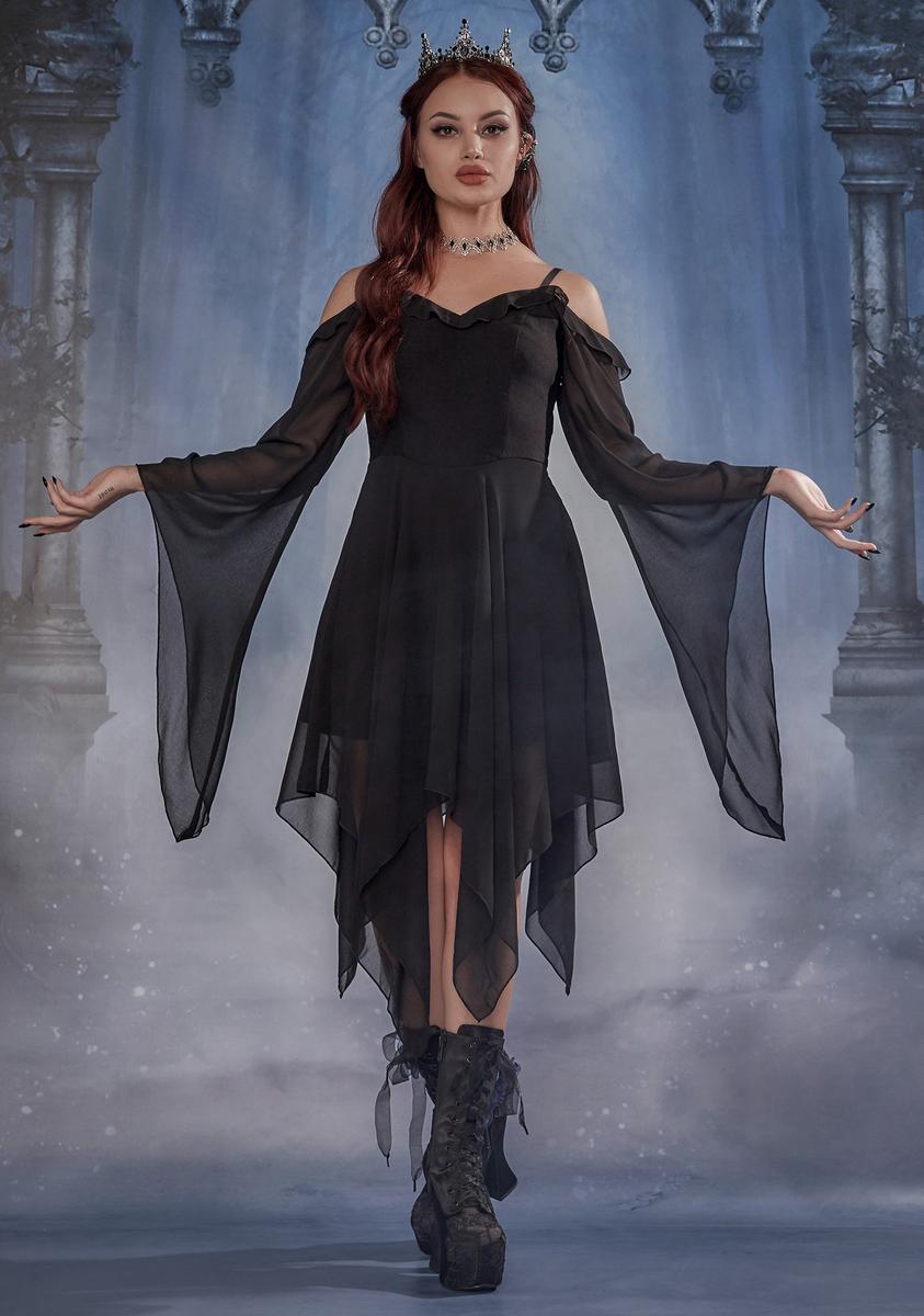 Sinister Sorceress Off The Shoulder Dress Sinister Sorceress Off The Shoulder Dress