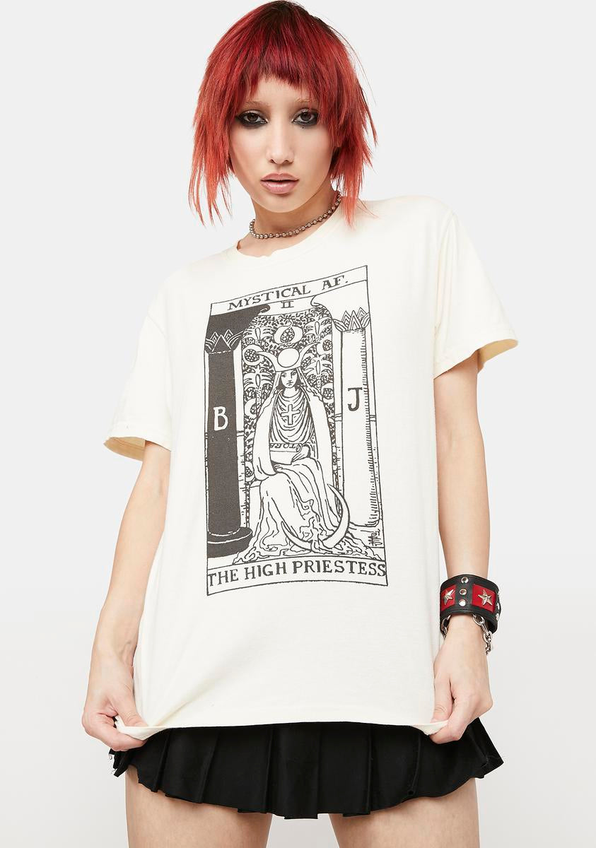 Mystical AF Tarot Card Graphic Tee Femfetti,Specials : American Fashion Style Bags On Sale Mystical AF Tarot Card Graphic Tee Femfetti,Specials : American Fashion Style Bags On Sale