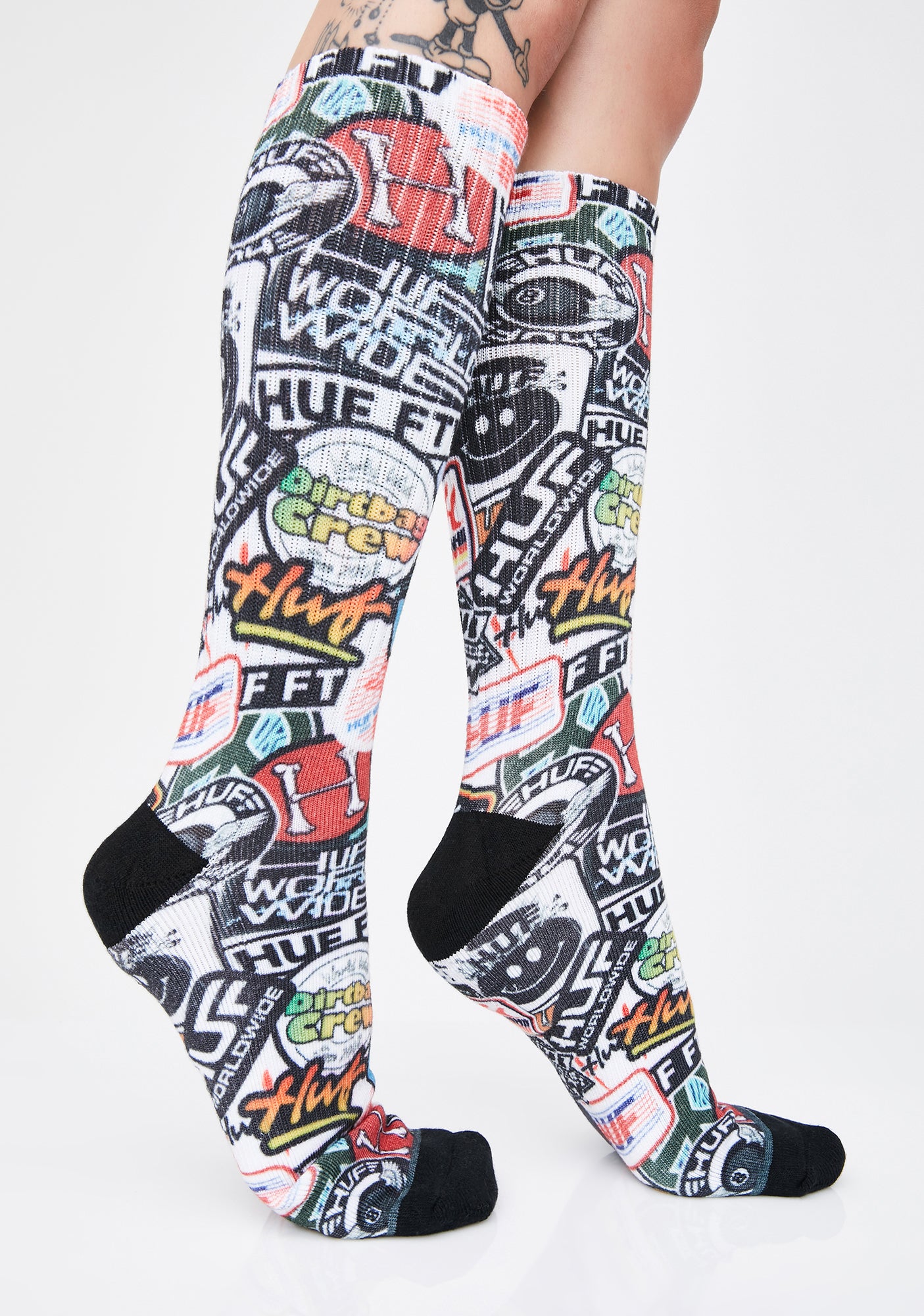 Sticker Wool Sock Included Sticker Wars Graphic Socks – Dolls Kill