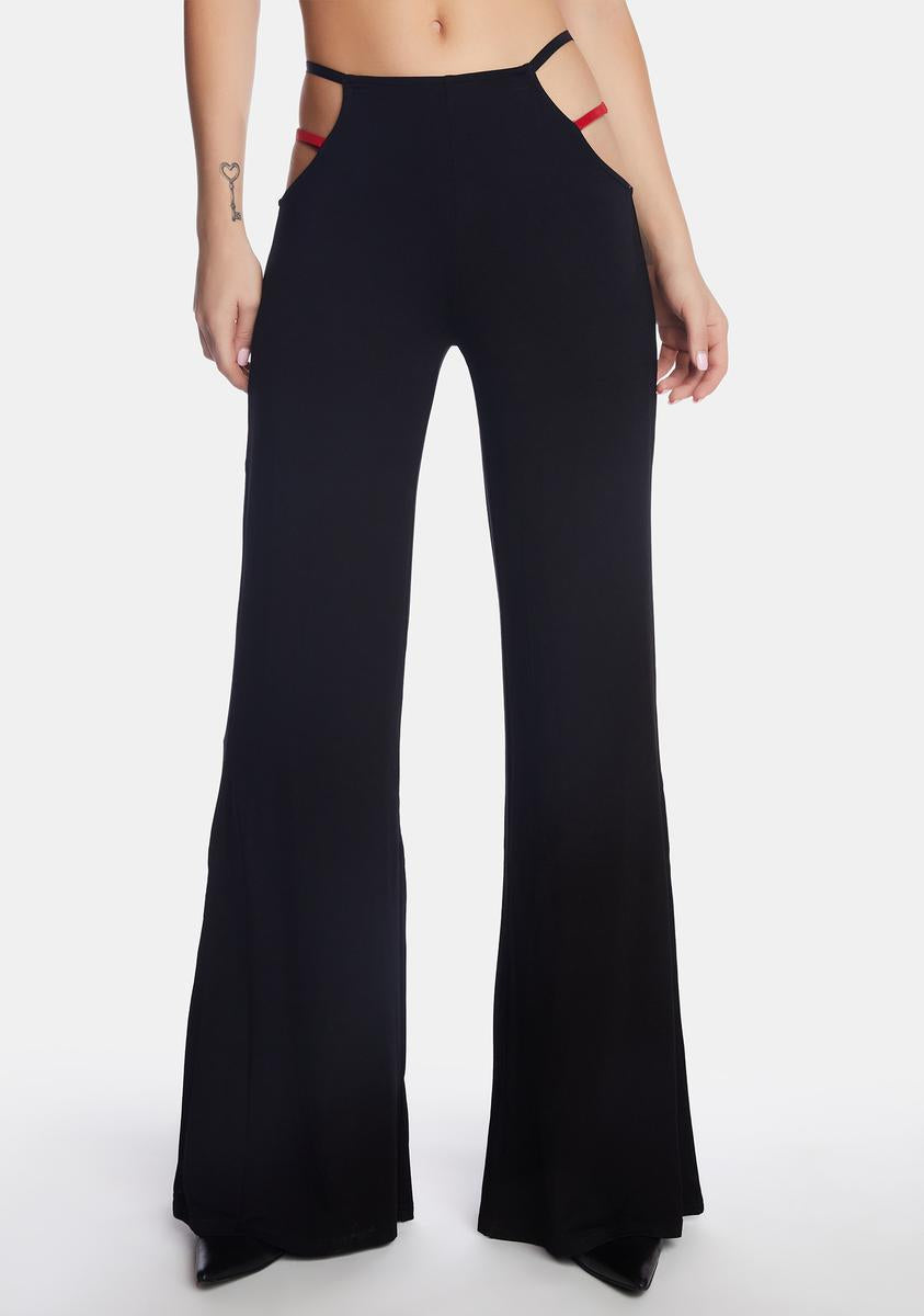 Hatina Cut-Out Pants THE KRIPT,New Products : American Fashion Style Bags On Sale