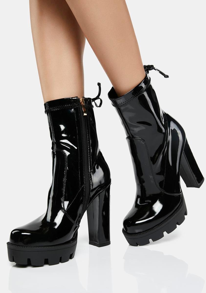 platform ankle boot