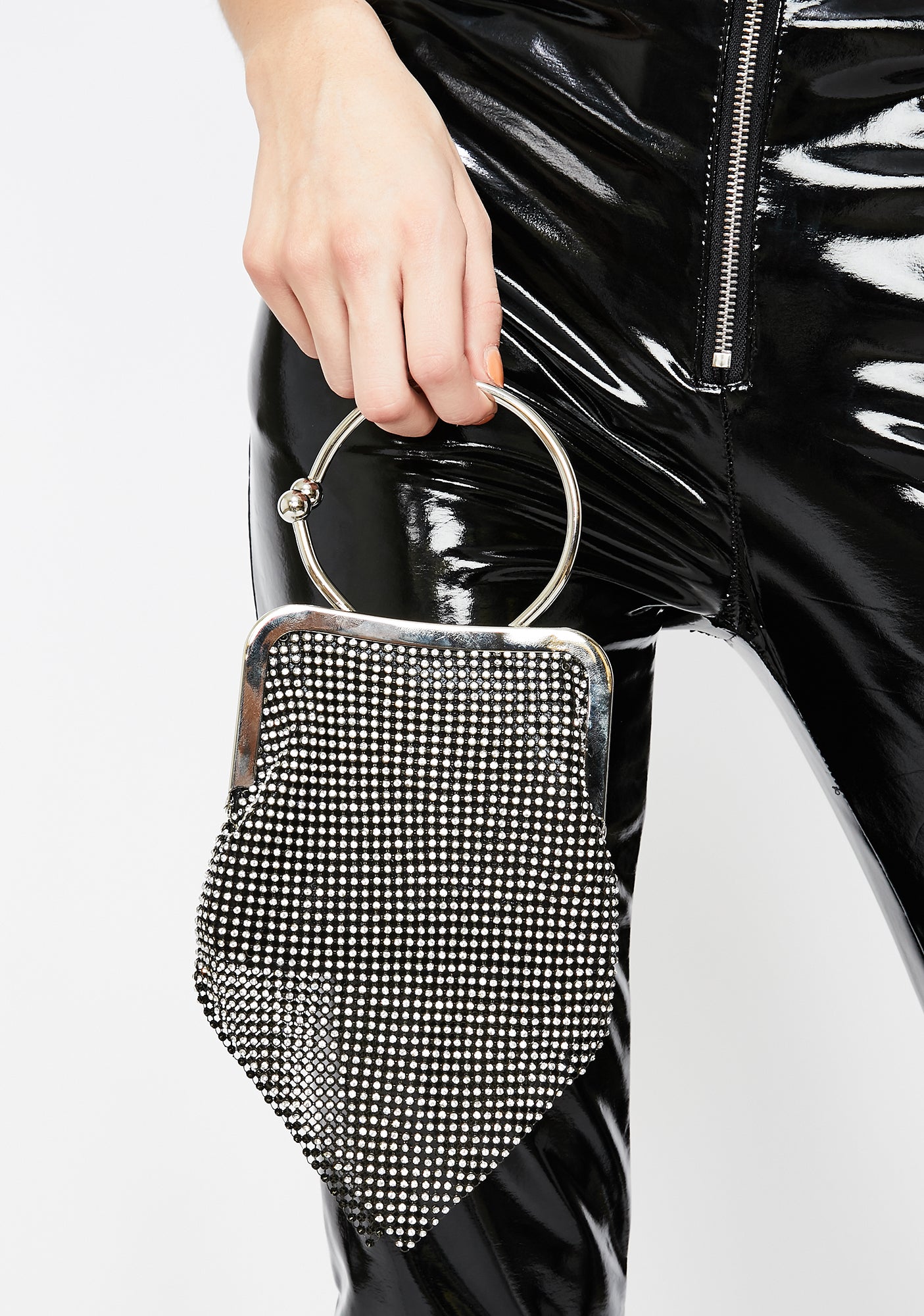 Crystal Baller Rhinestone Clutch Dolls Kill