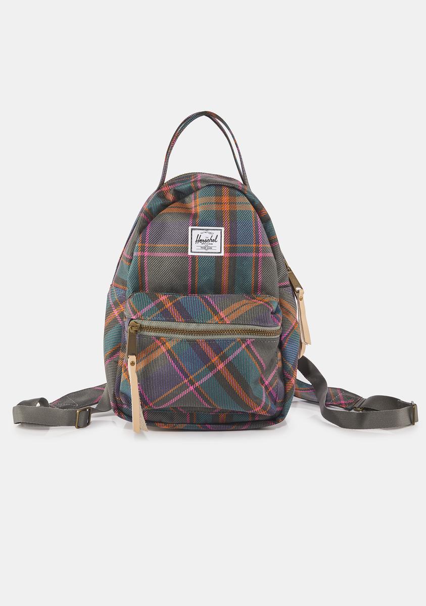 Herschel Plaid Mini Backpack – Dolls Kill