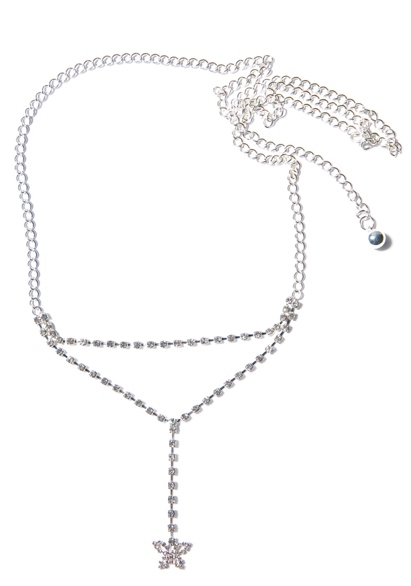 B'fly Low Back Rhinestone Belly Chain – Dolls Kill