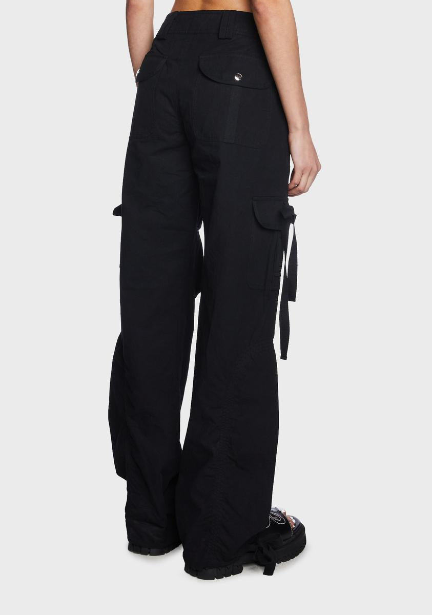 Delia's Baggy Skater Cargo Pants - Black – Dolls Kill