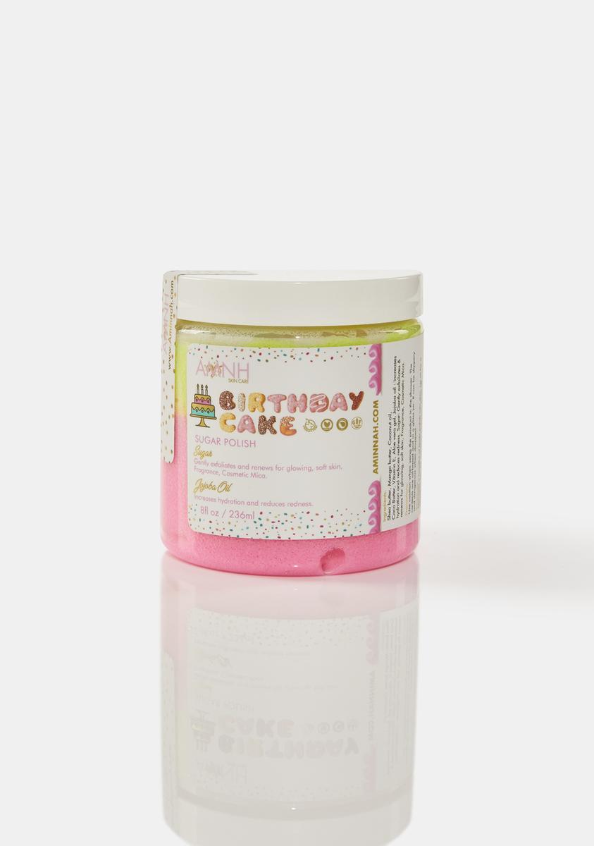 AMINNAH Birthday Cake Sugar Polish Yellow Dolls Kill