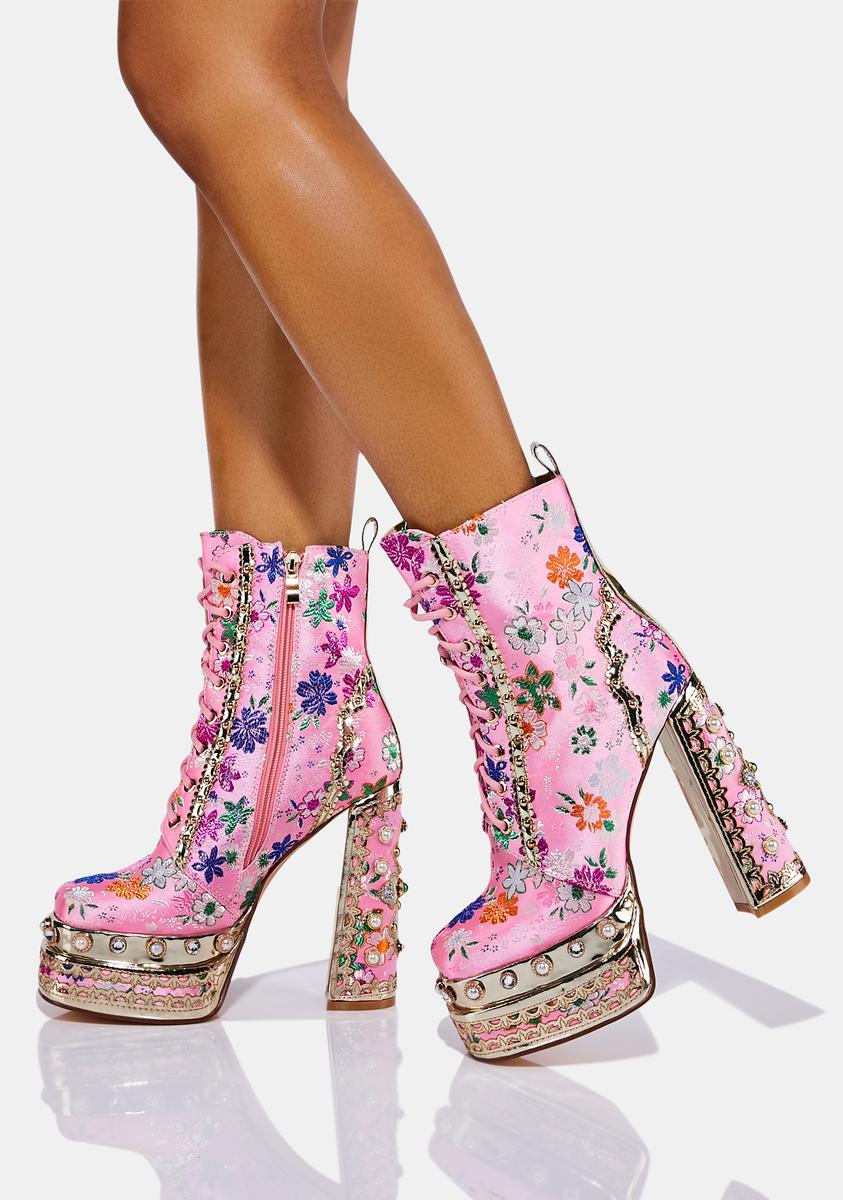 Bb Richie Rich Chunky Ankle Boots AZALEA WANG,All Products : American Fashion Style Bags On Sale