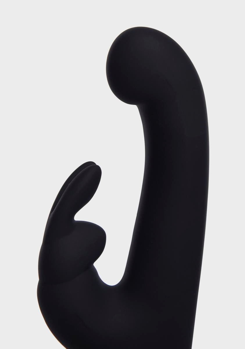Lovehoney Rabbit Silicone G Spot Vibrator - Black  Dolls Kill