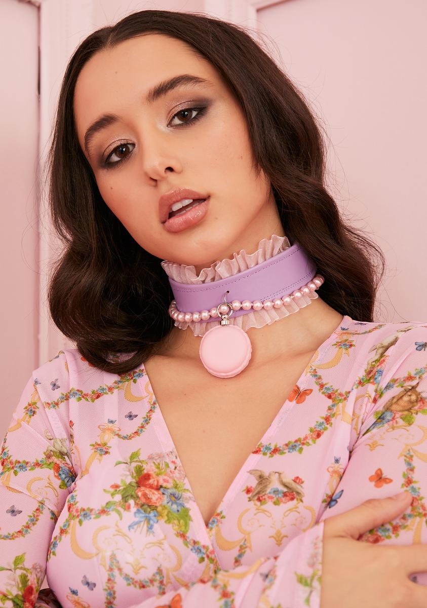 Devil666ish Fairy Sweet Ruffle Choker – Dolls Kill