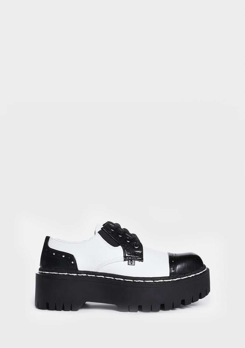 Black And White TUKskin Double Decker Brogues T.U.K.,All Products : American Fashion Style Bags On Sale Black And White TUKskin Double Decker Brogues T.U.K.,All Products : American Fashion Style Bags On Sale