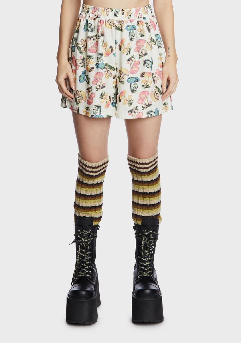Mushroom Velour Shorts NGOrder,New Products : American Fashion Style Bags On Sale