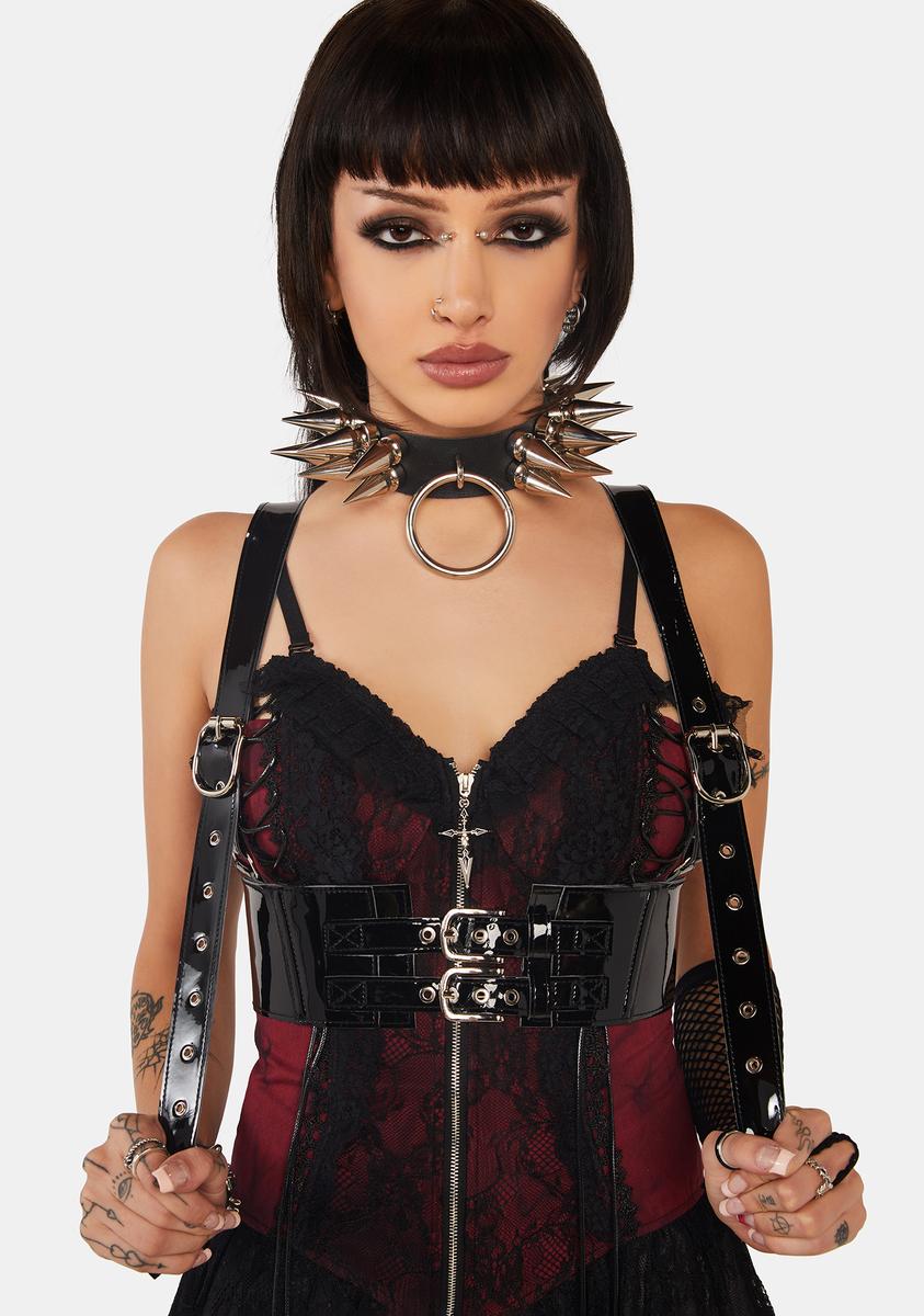 Punk Gloss PVC Harness Punk Rave,New Products : American Fashion Style Bags On Sale
