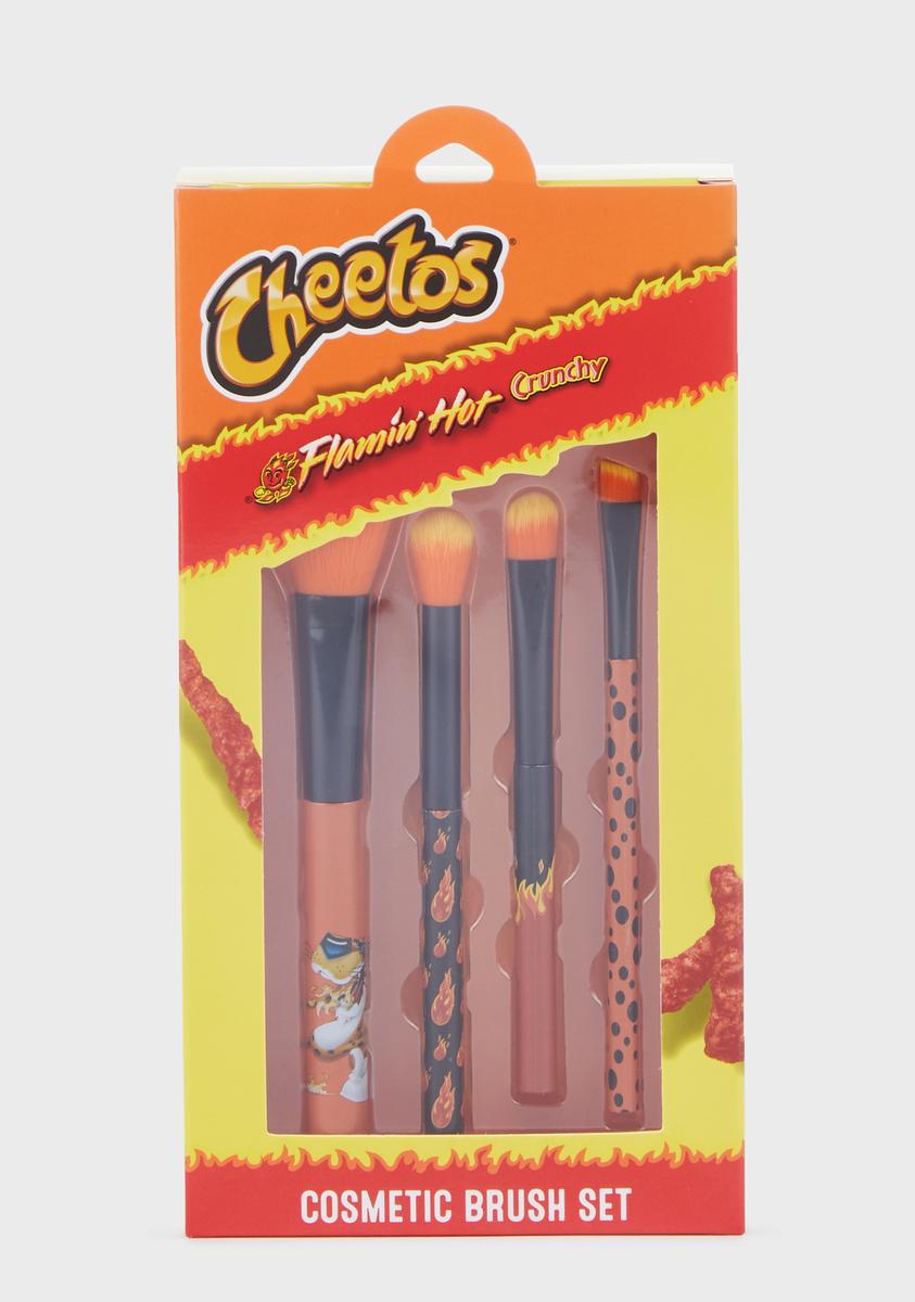 radikal forhøjet Resistente Centric Beauty Cheetos Makeup Brush Set - Red/Orange/Yellow – Dolls Kill