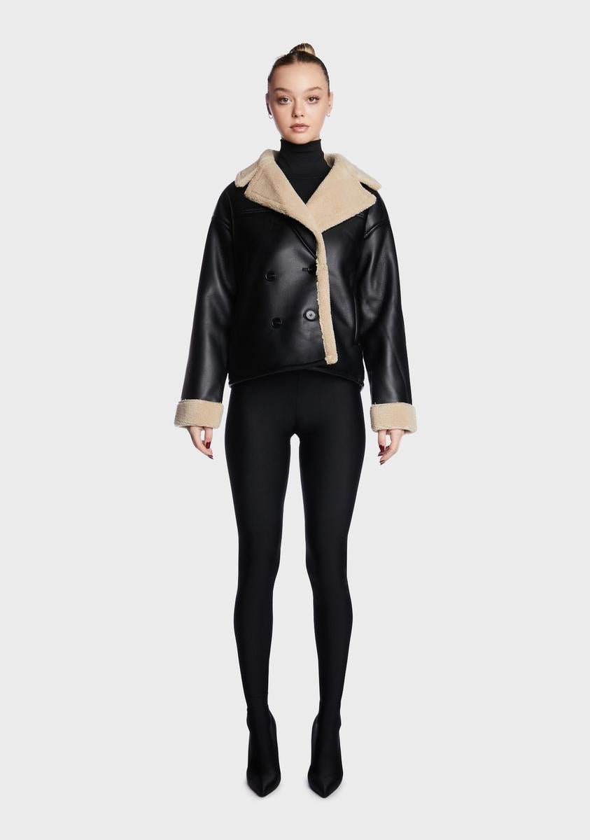 Inbar Boxy Faux Leather Jacket 4TH & RECKLESS,New Products : American Fashion Style Bags On Sale Inbar Boxy Faux Leather Jacket 4TH & RECKLESS,New Products : American Fashion Style Bags On Sale