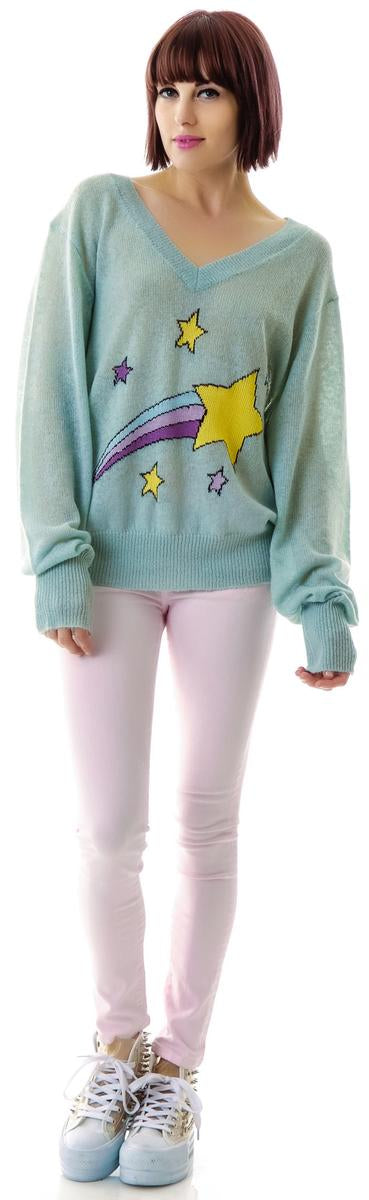 Shooting Star School Girl V-Neck Sweater Wildfox Couture,New Products : American Fashion Style Bags On Sale Shooting Star School Girl V-Neck Sweater Wildfox Couture,New Products : American Fashion Style Bags On Sale
