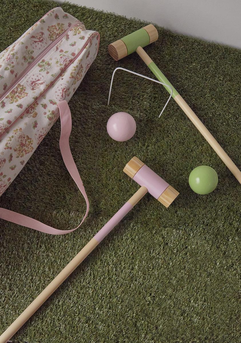Dolls Kill x Strawberry Shortcake Printed Croquet Equipment Set Multi