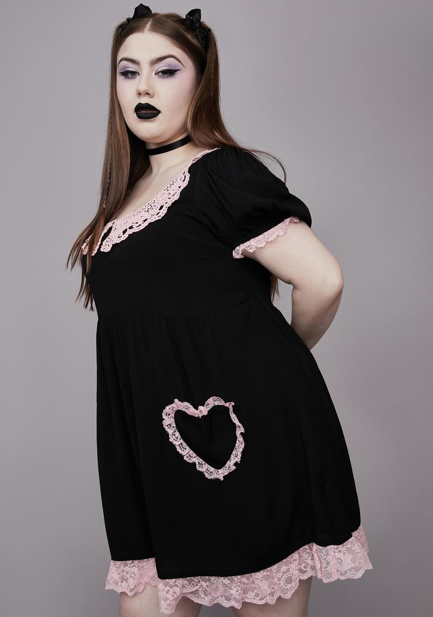 Plus Not In Love Babydoll Dress Plus Not In Love Babydoll Dress