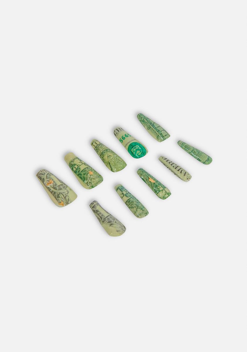 Dolla Bill Press On Nails Hammered Nails,New Products : American Fashion Style Bags On Sale