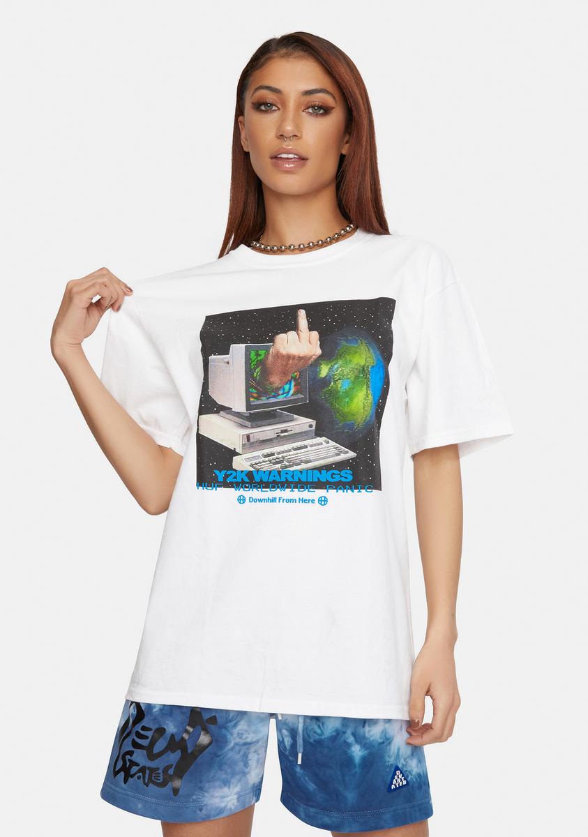 Y2K Day Short Sleeve Graphic Tee HUF,New Products : American Fashion Style Bags On Sale Y2K Day Short Sleeve Graphic Tee HUF,New Products : American Fashion Style Bags On Sale