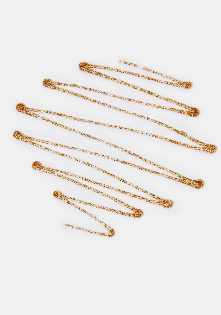 Trademark Beauty Iridescent Hair Glitter Gel Gold Dolls Kill