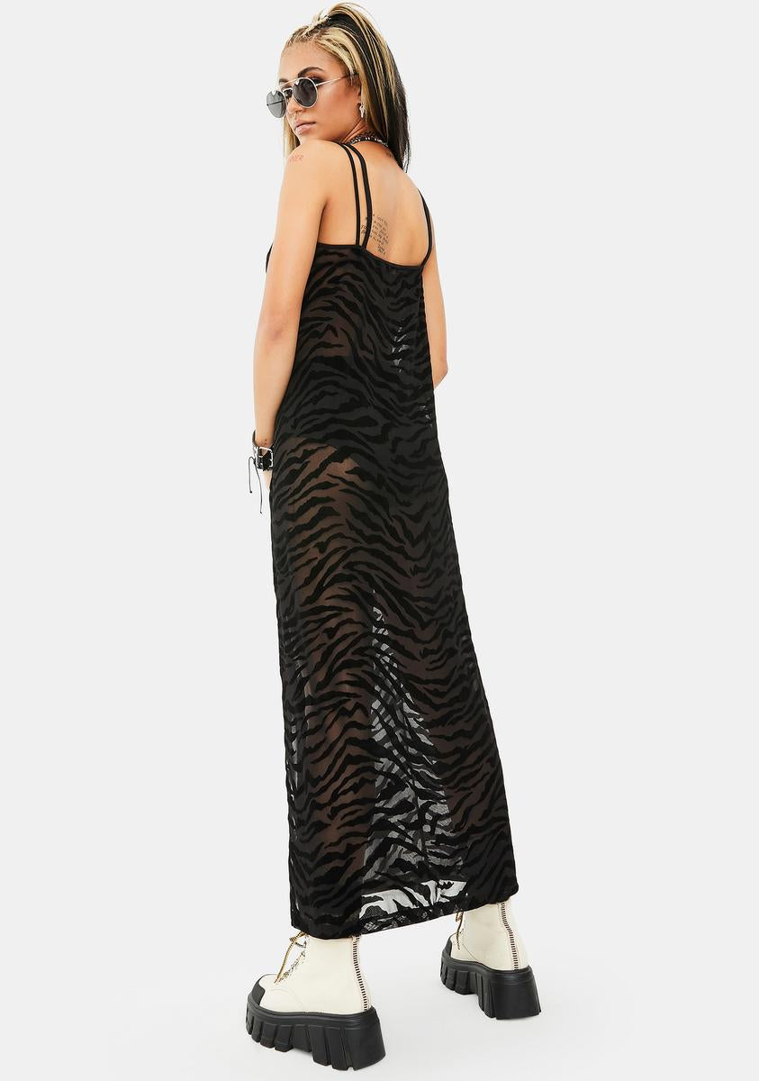 batis maxi dress Zebra Print Batis Dress