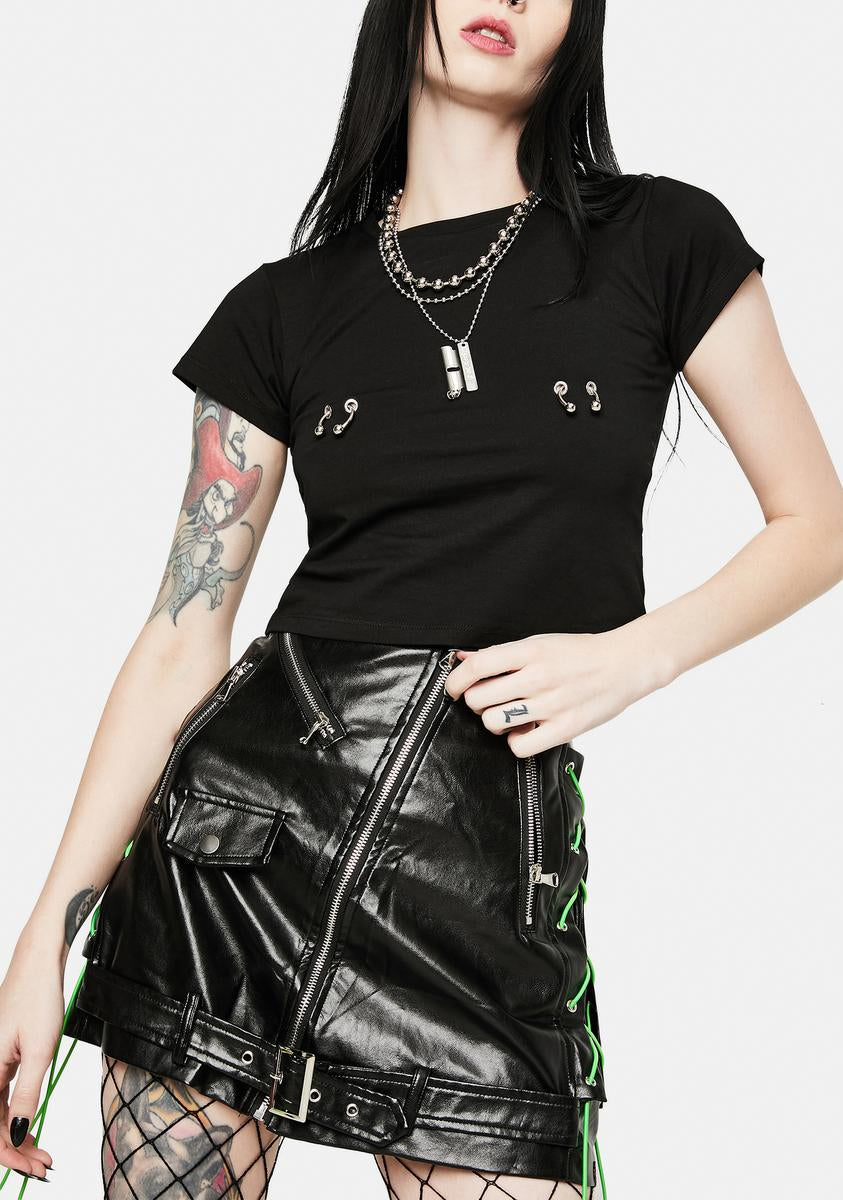 Biker Black Vegan Leather Mini Skirt Alice´s Lips,All Products : American Fashion Style Bags On Sale Biker Black Vegan Leather Mini Skirt Alice´s Lips,All Products : American Fashion Style Bags On Sale