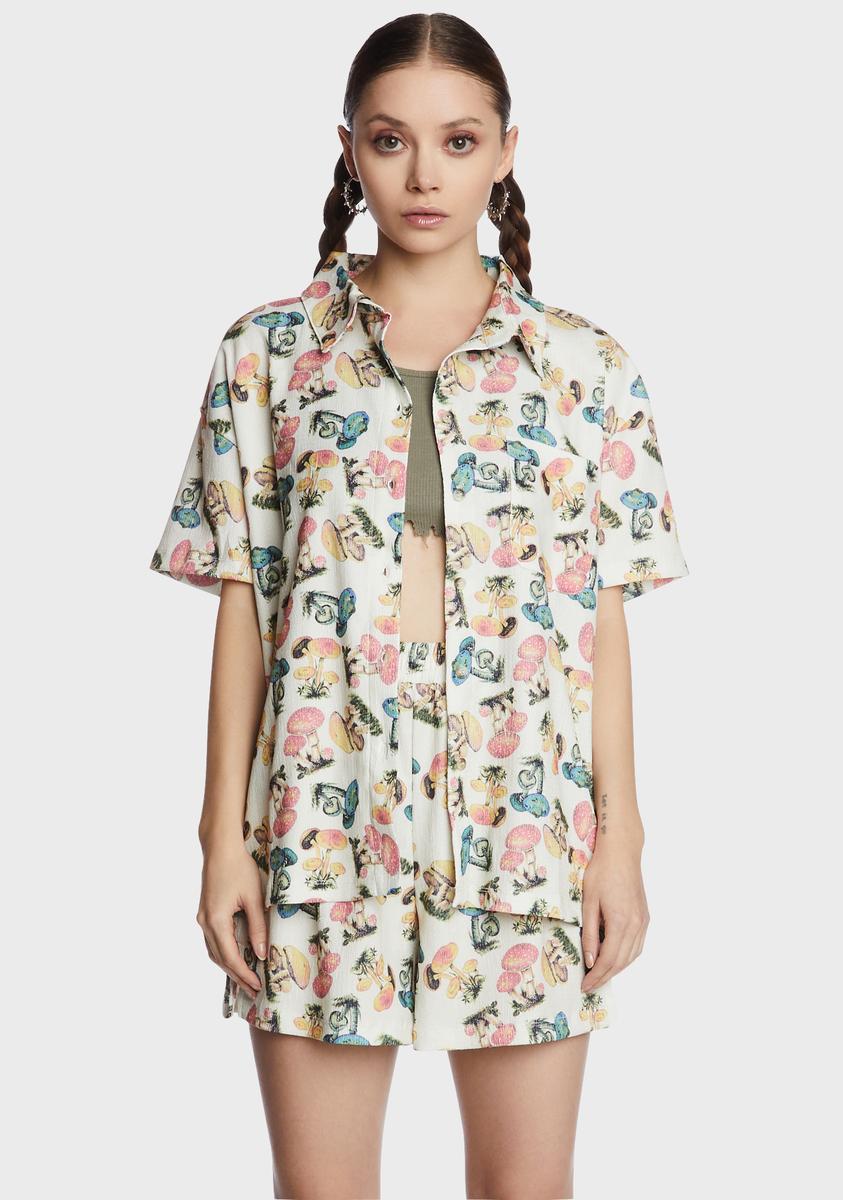 Mushroom Velour Shirt NGOrder,New Products : American Fashion Style Bags On Sale