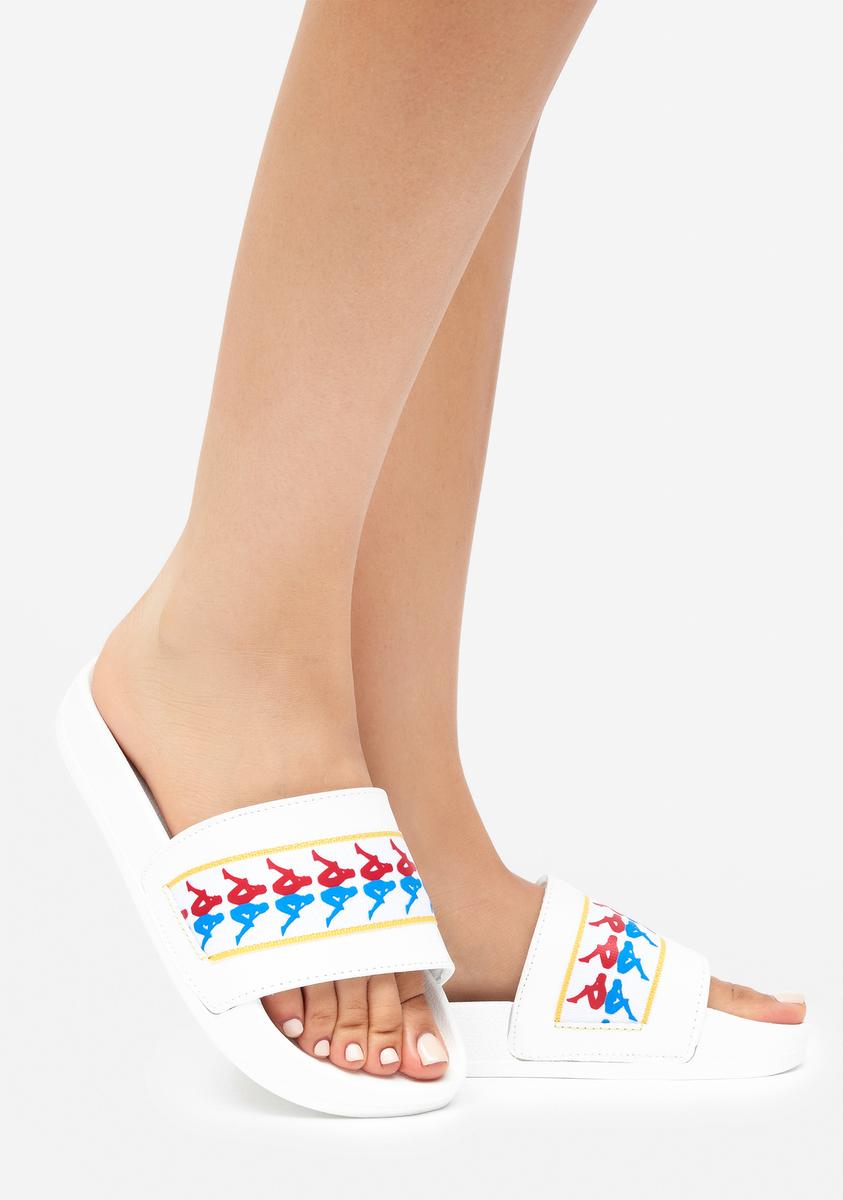 White 222 Banda Adam 14 Slides Kappa,Specials : American Fashion Style Bags On Sale