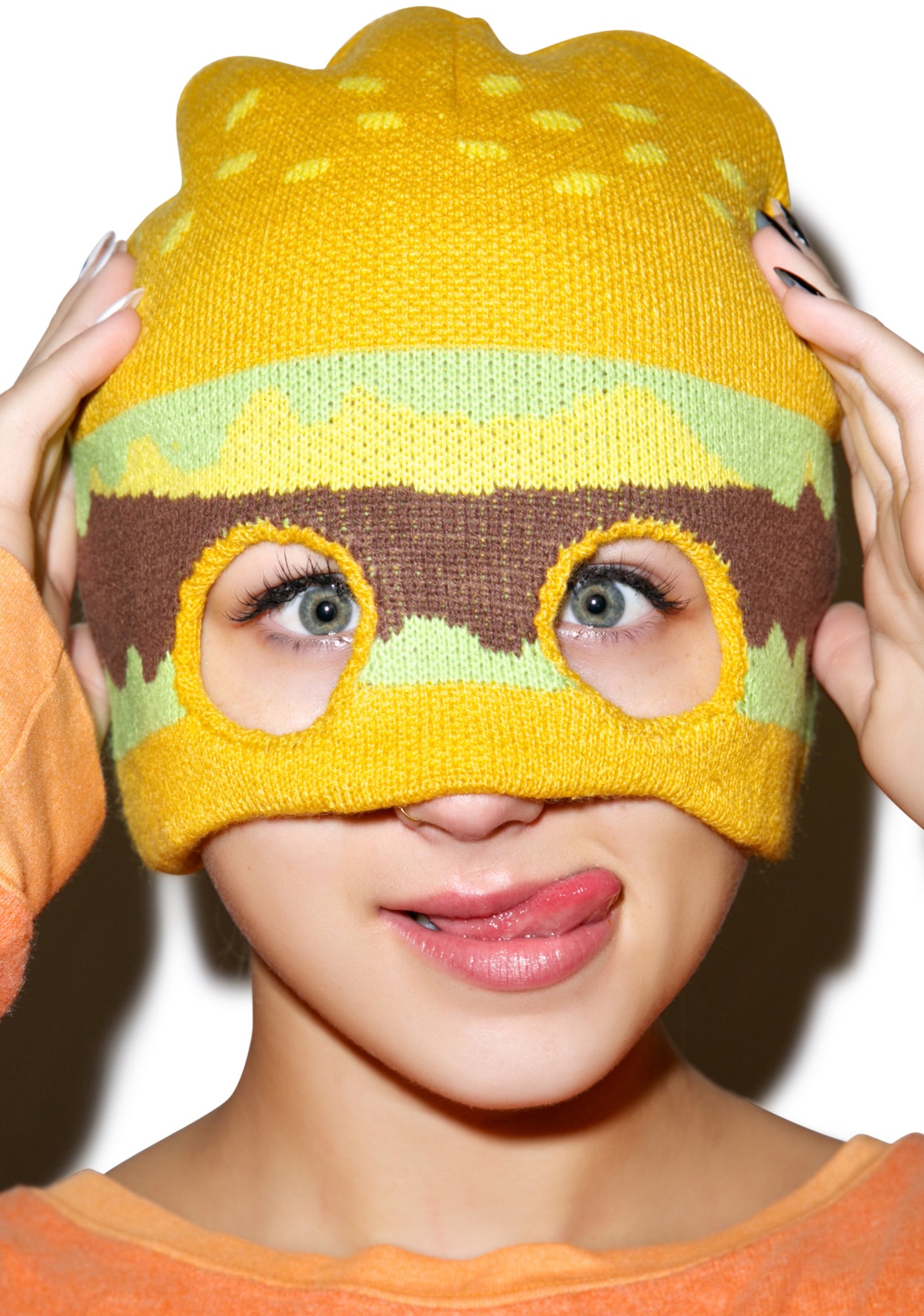 Imm Luvin It Knit Mask – Dolls Kill