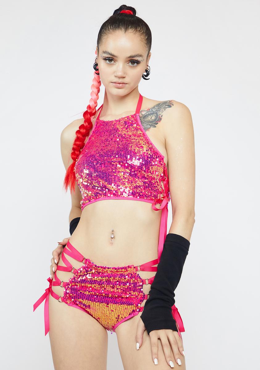 Flip sales sequin shorts