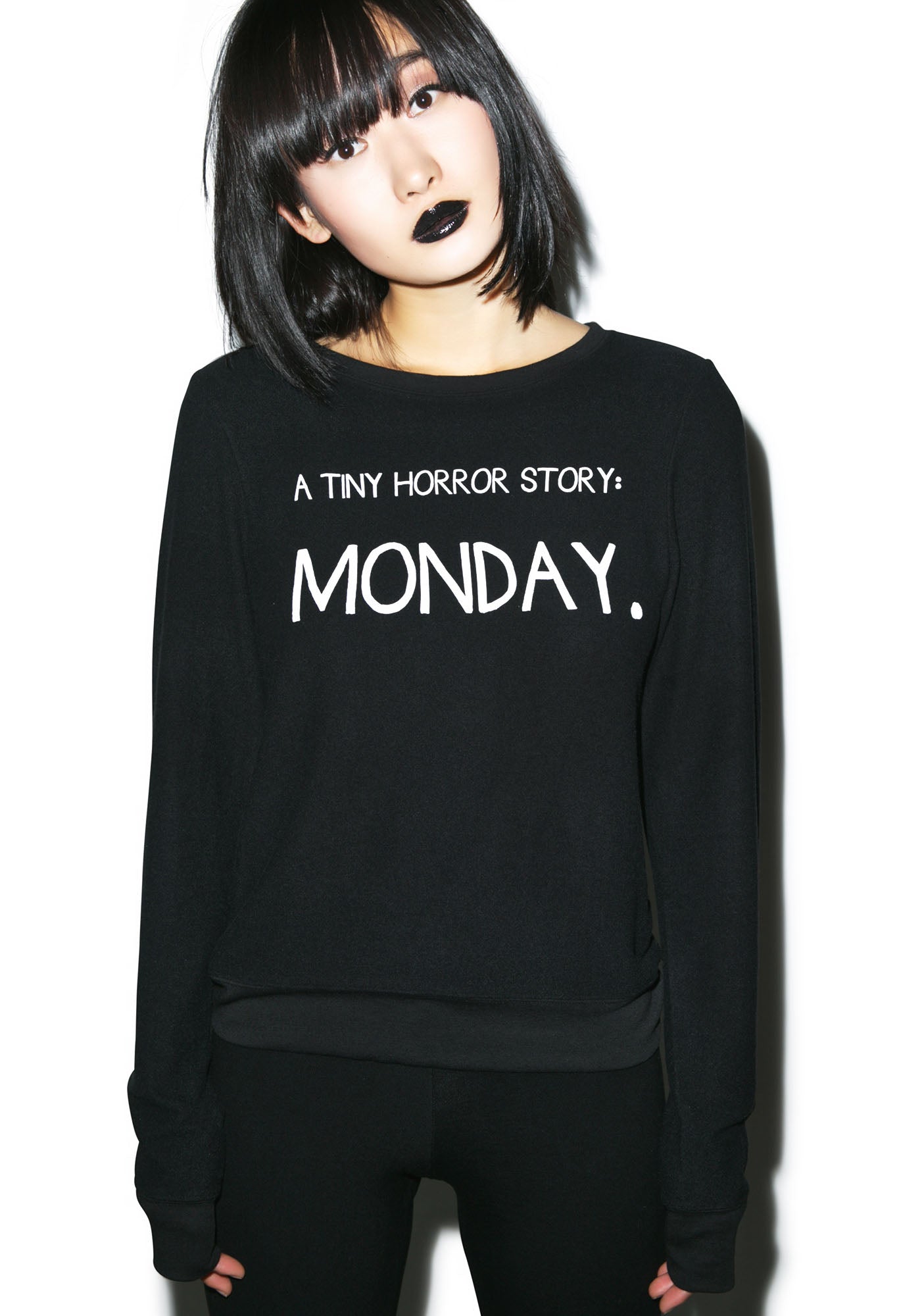 Tiny Horror Story Baggy Beach Jumper – Dolls Kill