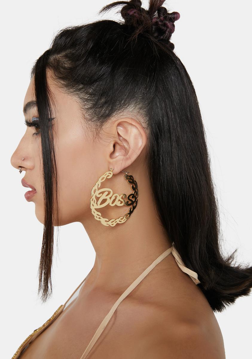 Baby doll hoop earrings store